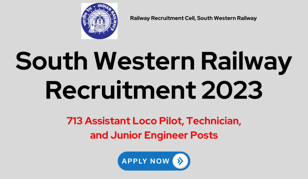 South Western Railway Recruitment Assistant Loco Pilot