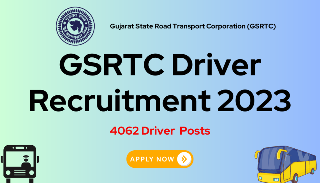 GSRTC Driver Recruitment 2023 4062 Posts, Apply Online BestSeminarTopics