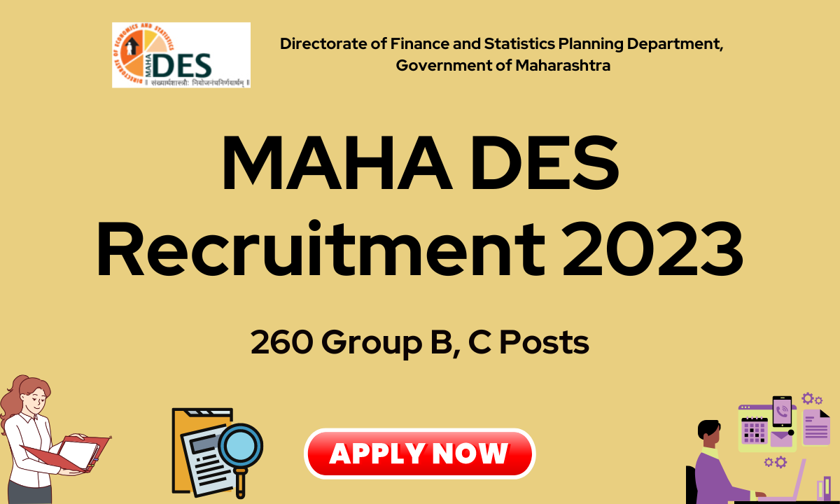 MAHA DES Recruitment