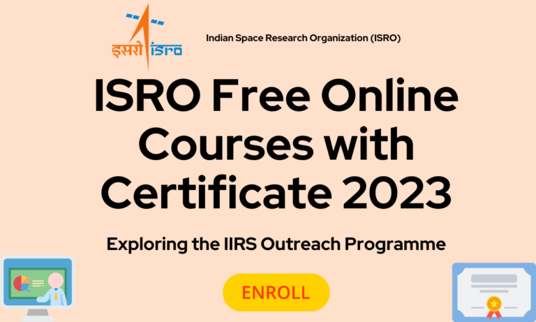 ISRO Free Online Courses with Certificate