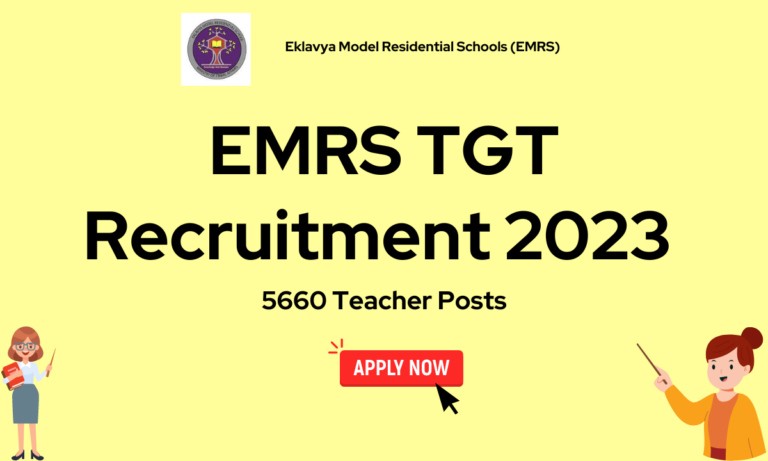 EMRS TGT Recruitment