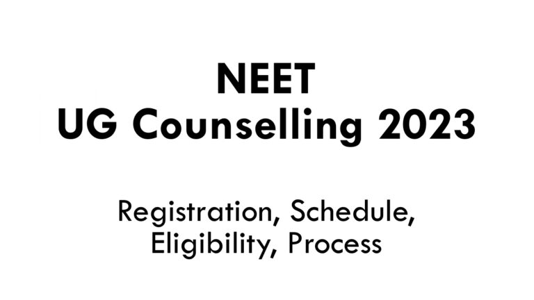 NEET UG Counselling 2023