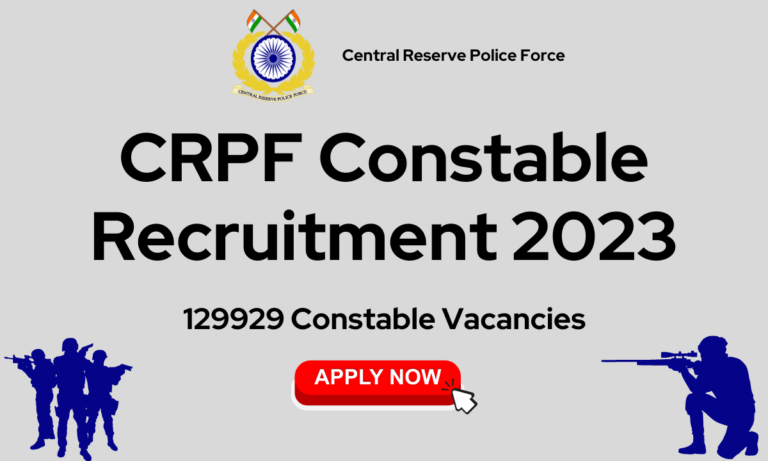 CRPF Constable Recruitment