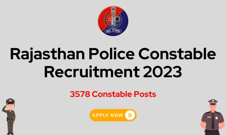 Rajasthan Police Constable Recruitment