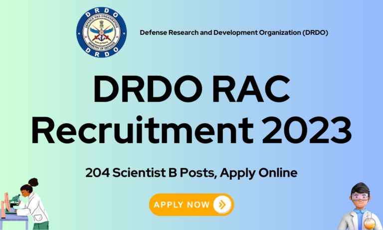 DRDO RAC Recruitment