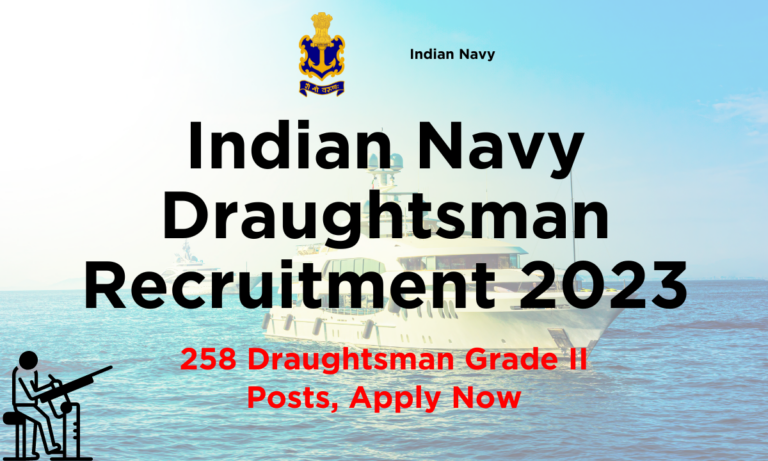 Indian Navy Draughtsman Recruitment