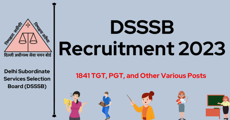 DSSSB Recruitment