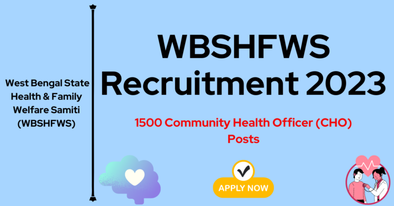 WBSHFWS Recruitment