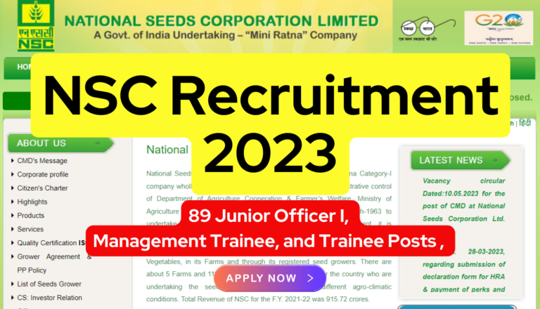 NSC Recruitment