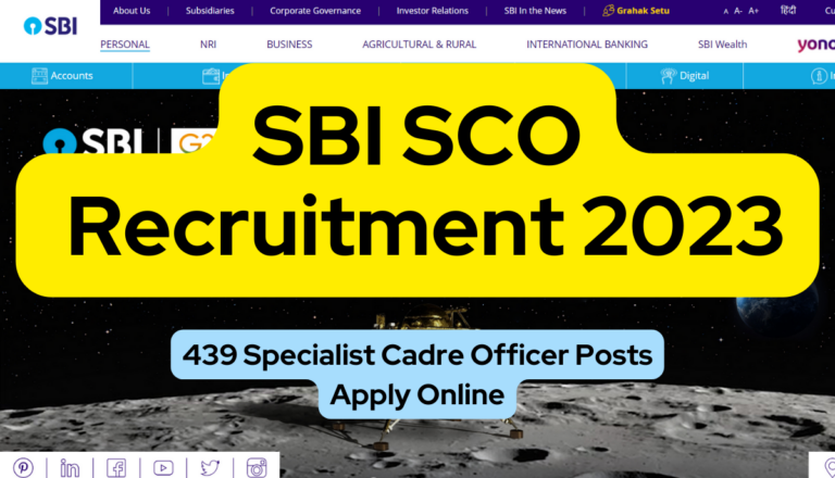 SBI SCO Recruitment