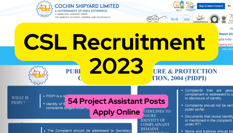 CSL Recruitment