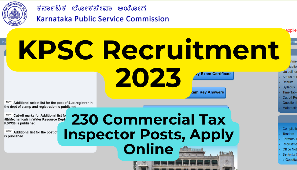 KPSC Recruitment