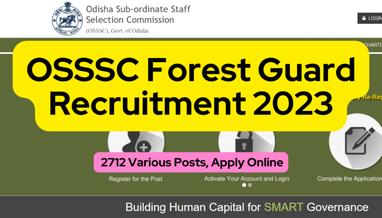 OSSSC Forest Guard Recruitment