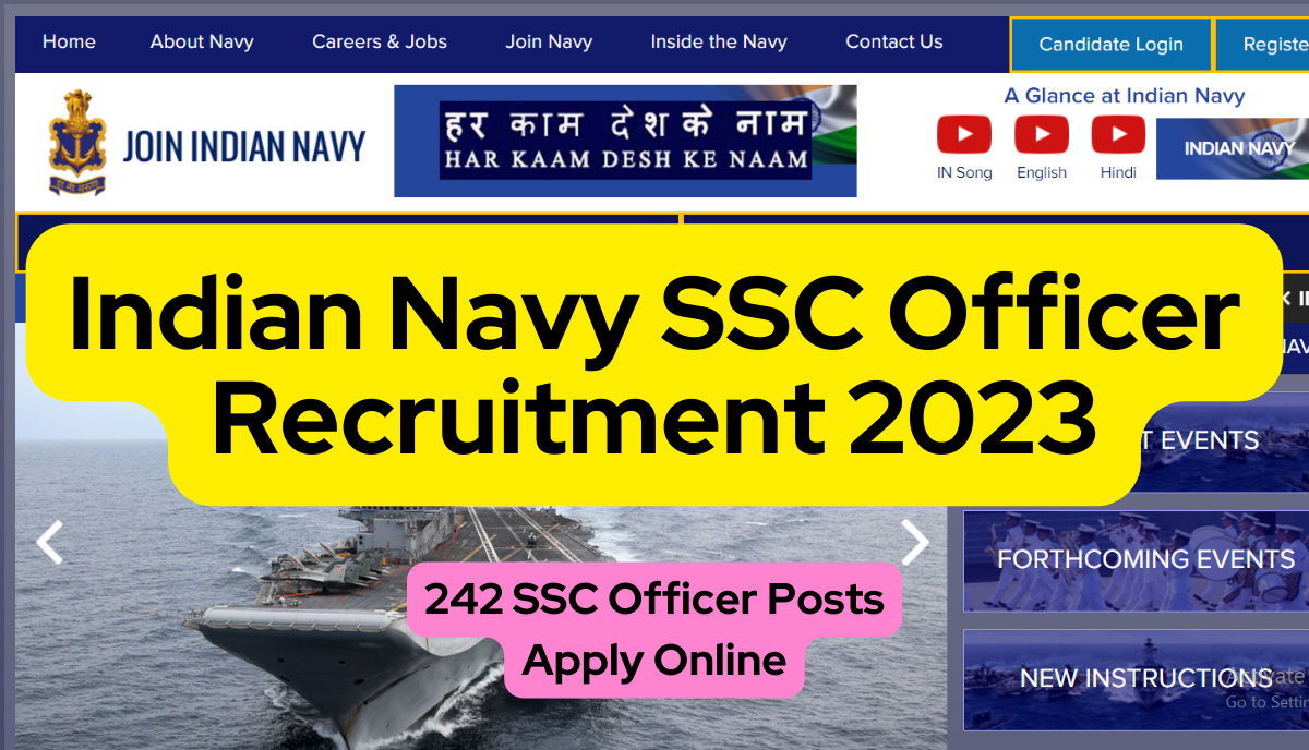 Indian Navy SSC Officer Recruitment