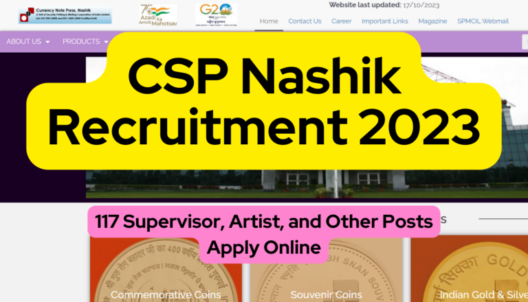 CSP Nashik Recruitment