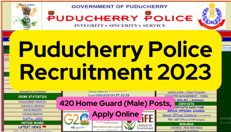 Puducherry Police Recruitment