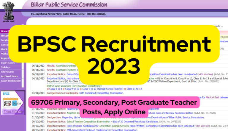 BPSC Recruitment