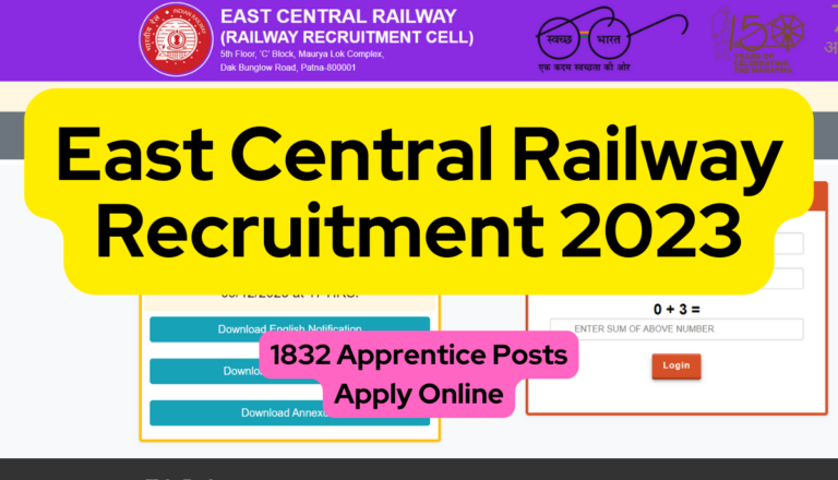 East Central Railway Recruitment