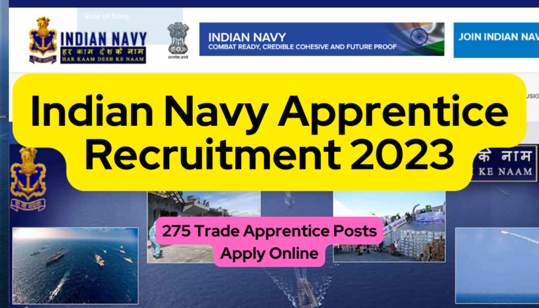 Indian Navy Apprentice Recruitment