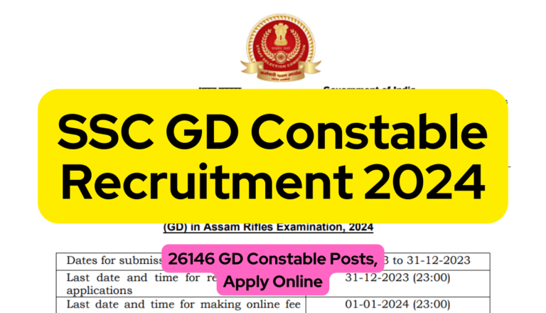 SSC GD Constable Recruitment