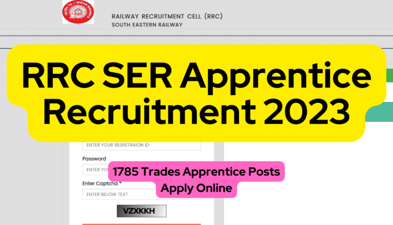 RRC SER Apprentice Recruitment