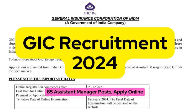 GIC Recruitment