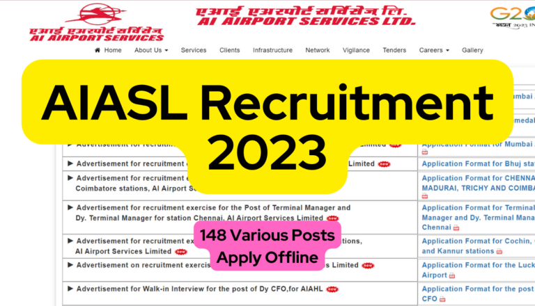 AIASL Recruitment
