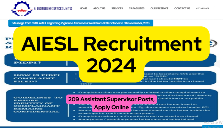 AIESL Recruitment