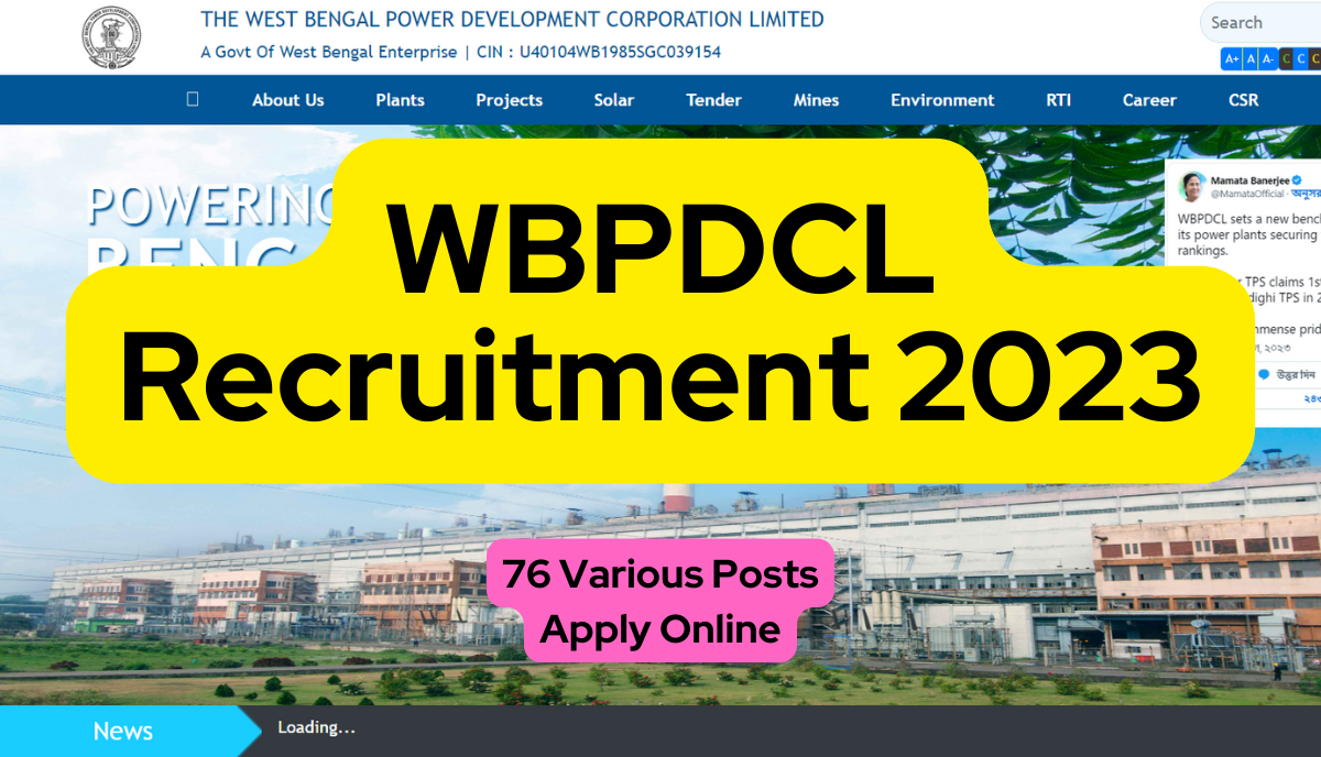 WBPDCL Recruitment