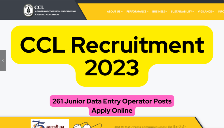 CCL Recruitment