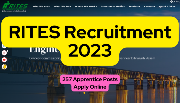 RITES Recruitment