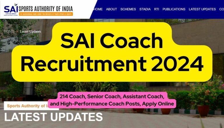 SAI Coach Recruitment