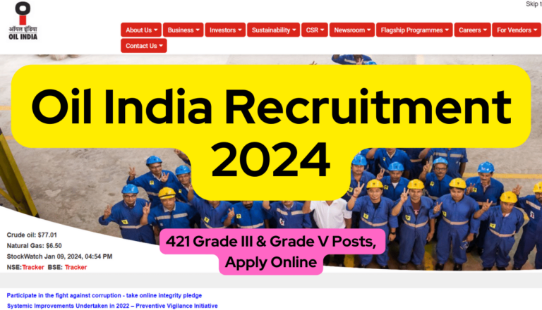 Oil India Recruitment