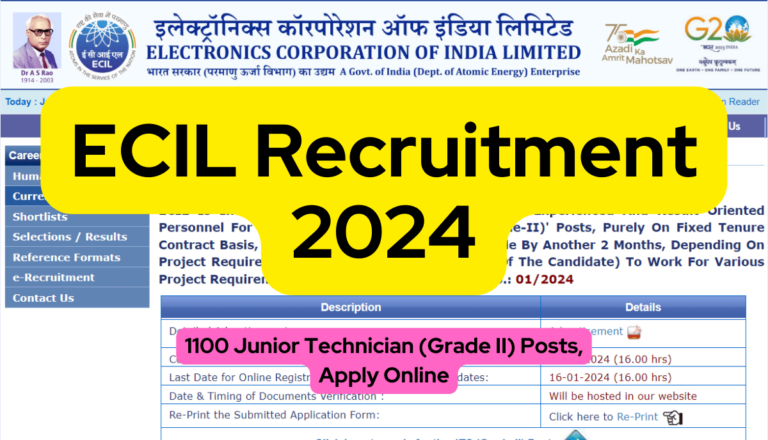 ECIL Recruitment