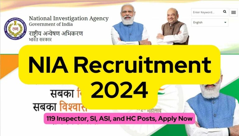 NIA Recruitment