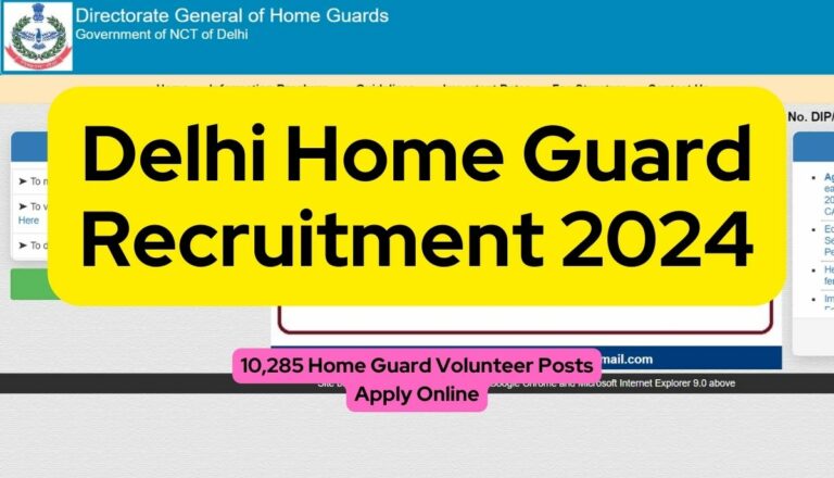 Delhi Home Guard Recruitment