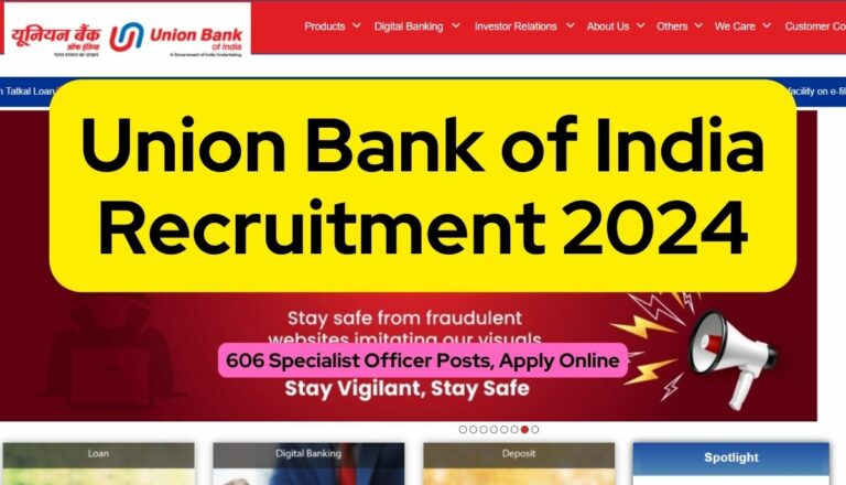 Union Bank of India Recruitment