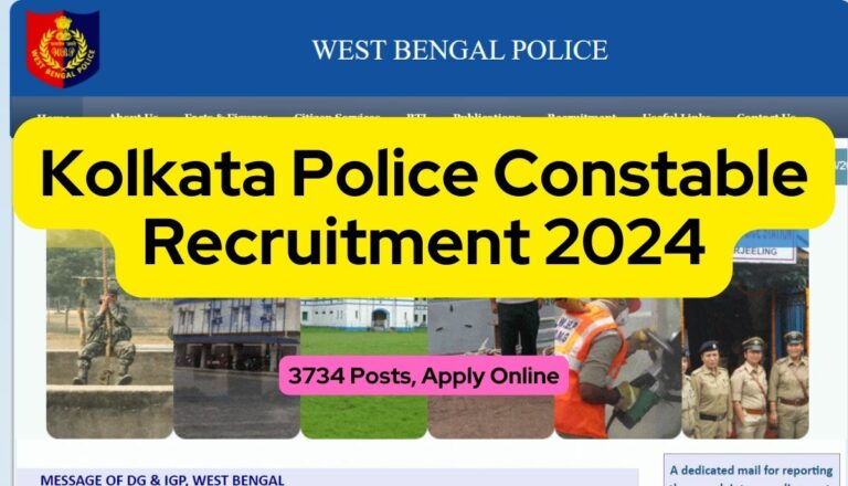 Kolkata Police Constable Recruitment