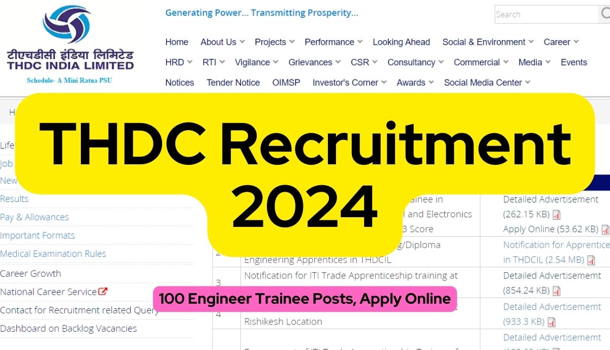 THDC Recruitment