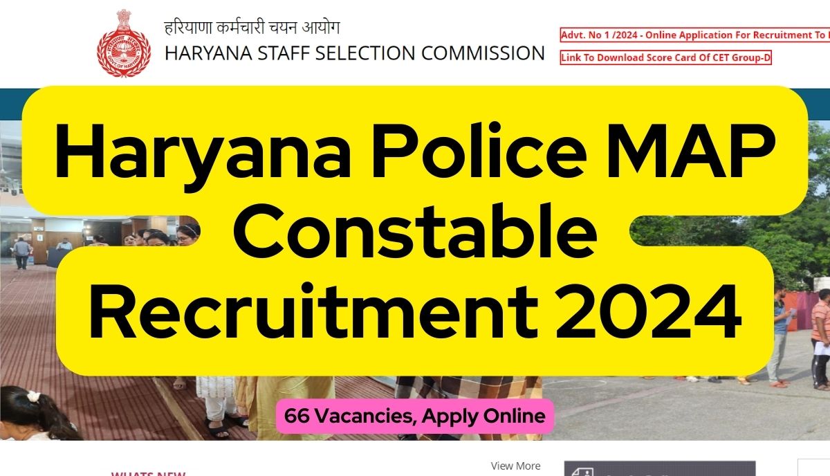 Haryana Police MAP Constable Recruitment