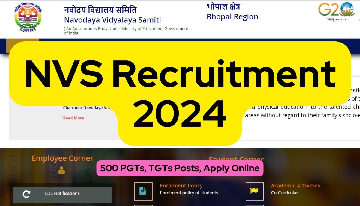 NVS Recruitment