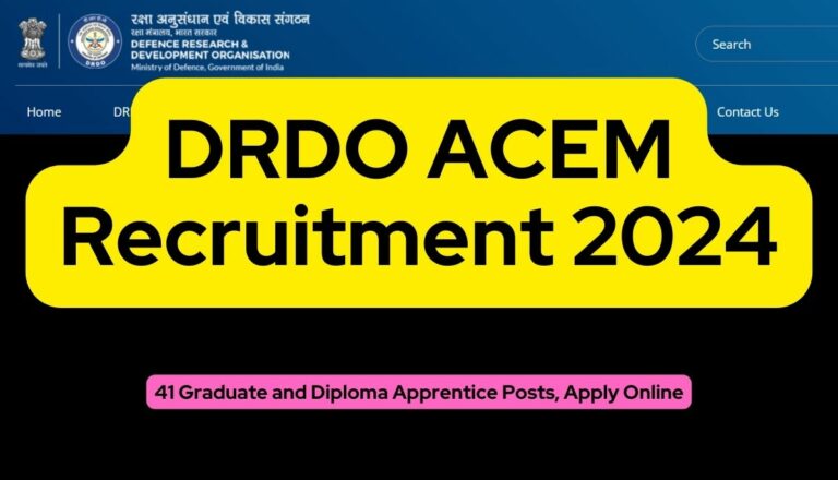 DRDO ACEM Recruitment