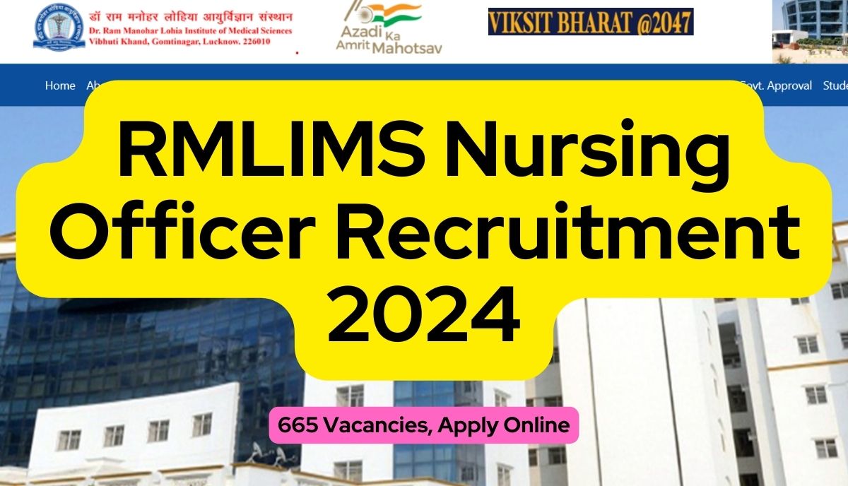 RMLIMS Nursing Officer Recruitment