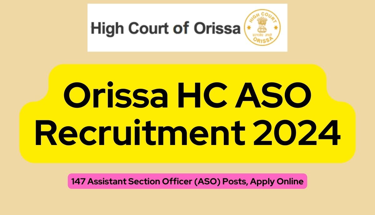 Orissa HC ASO Recruitment