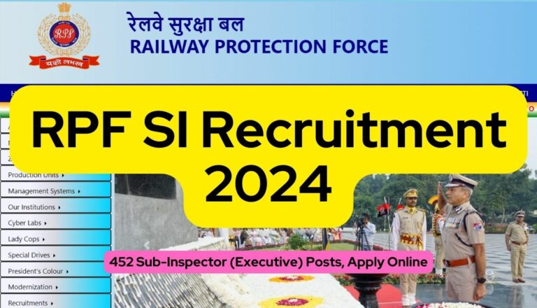 RPF SI Recruitment