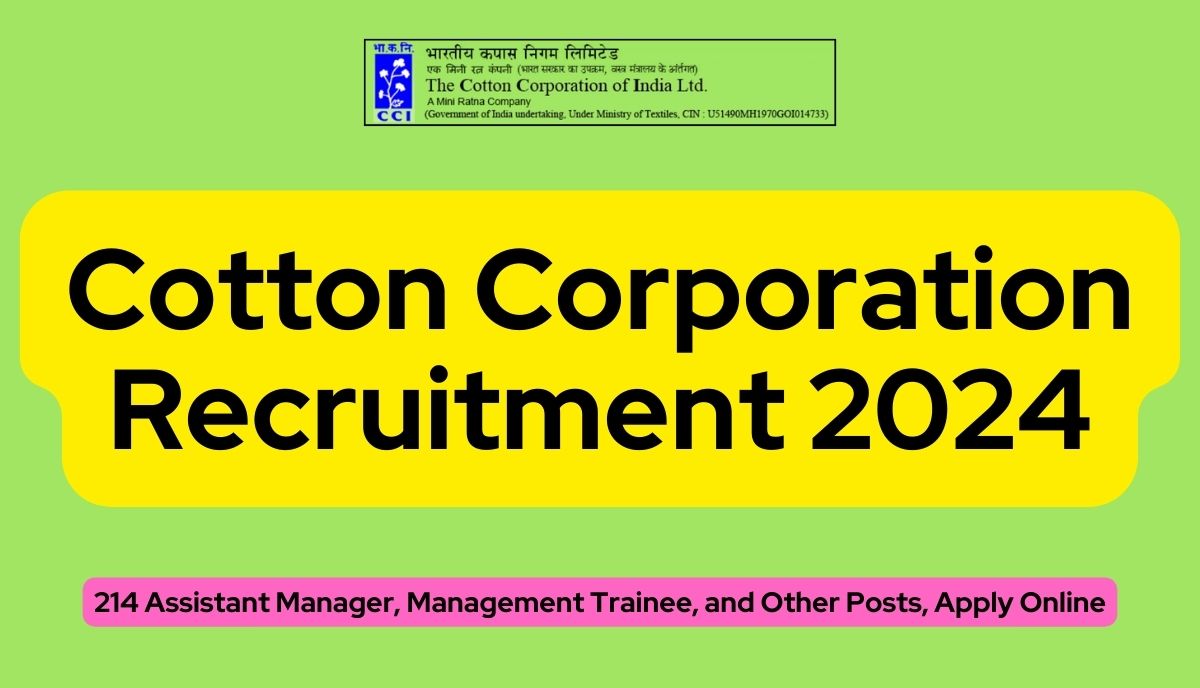 Cotton Corporation Recruitment