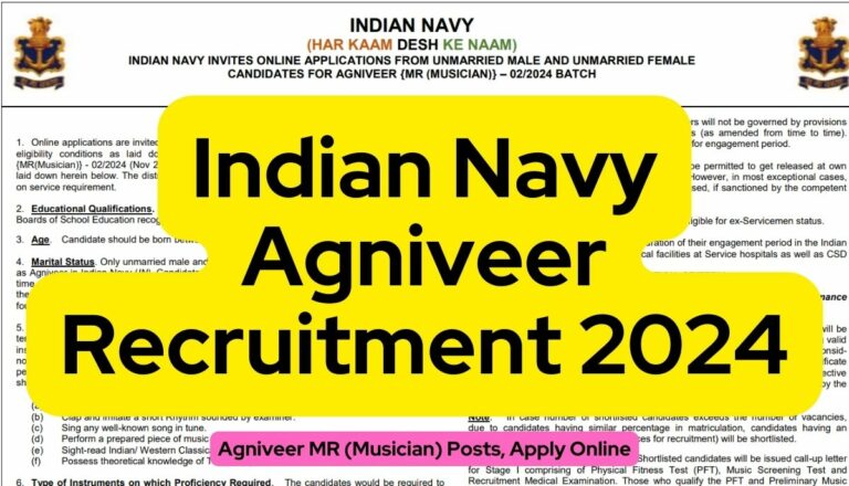 Indian Navy Agniveer Recruitment
