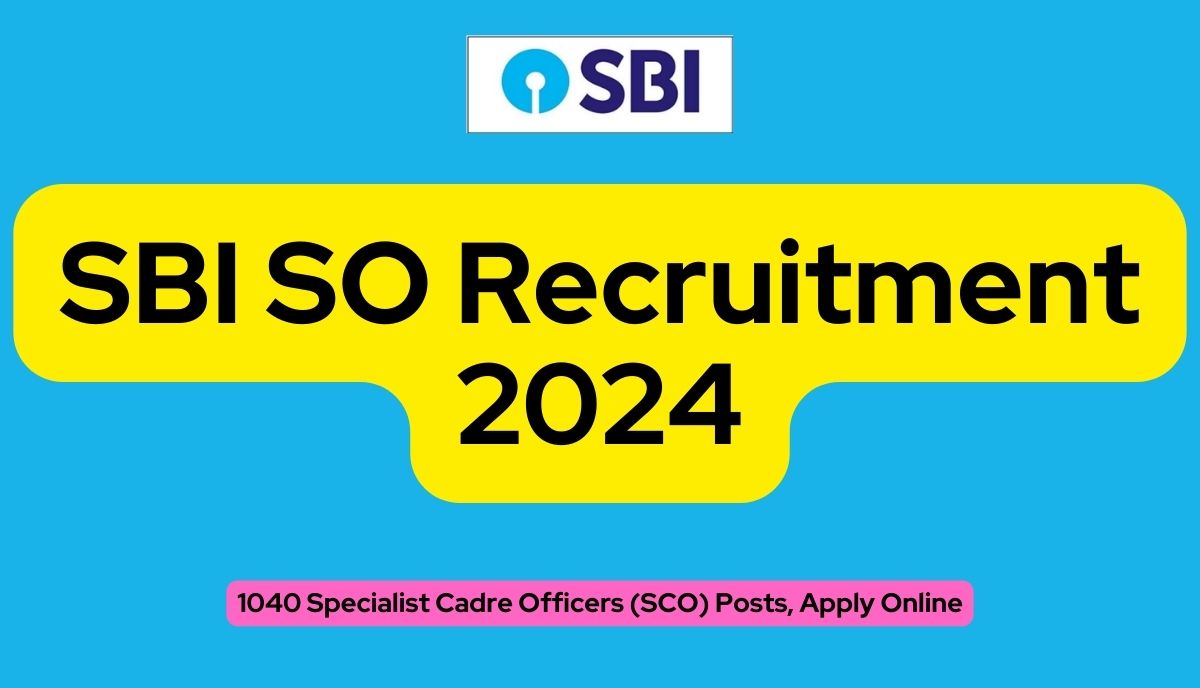 SBI SO Recruitment