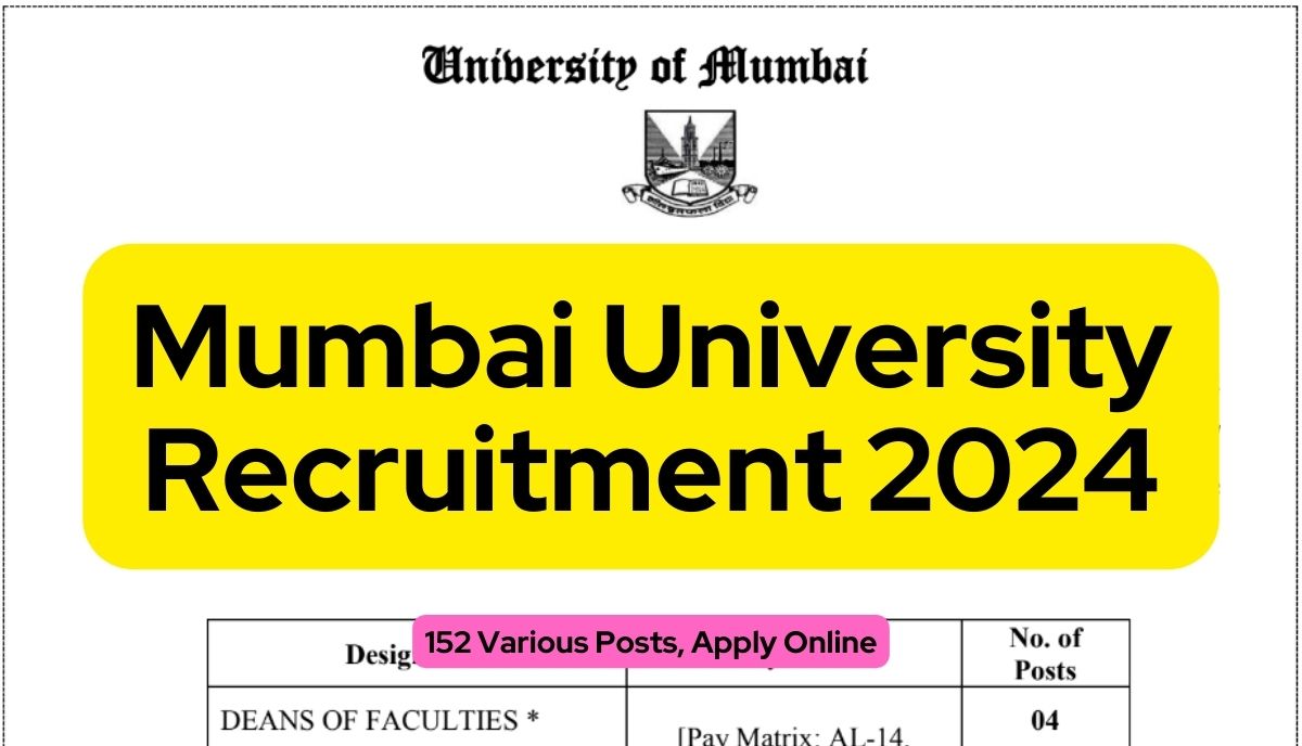 Mumbai University Recruitment