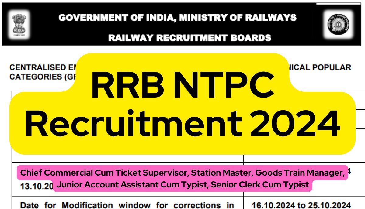 RRB NTPC Recruitment